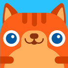 Number kitten mittens icon