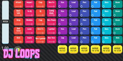 DJ Loops Remix - Make House Music Plakat
