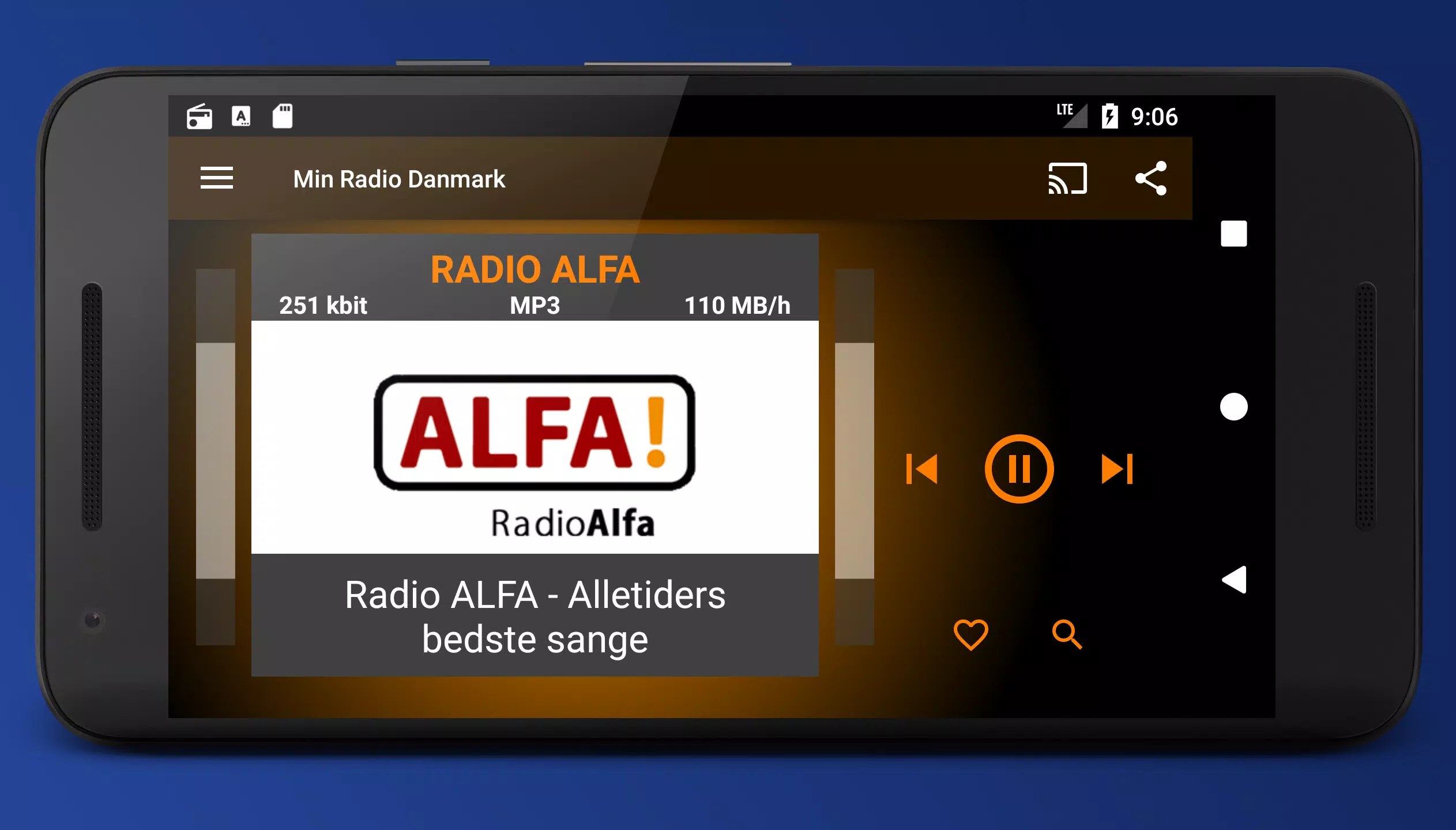 Min Radio Danmark - Dansk Radio med Chromecast. APK for Android Download