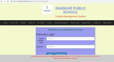 Sanskar Public School Sakti poster