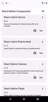Expo & React Native components скриншот 1