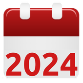 Calendrier 2024 icône