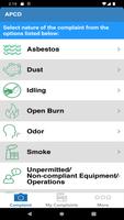 SDAPCD Air Quality Complaints syot layar 1