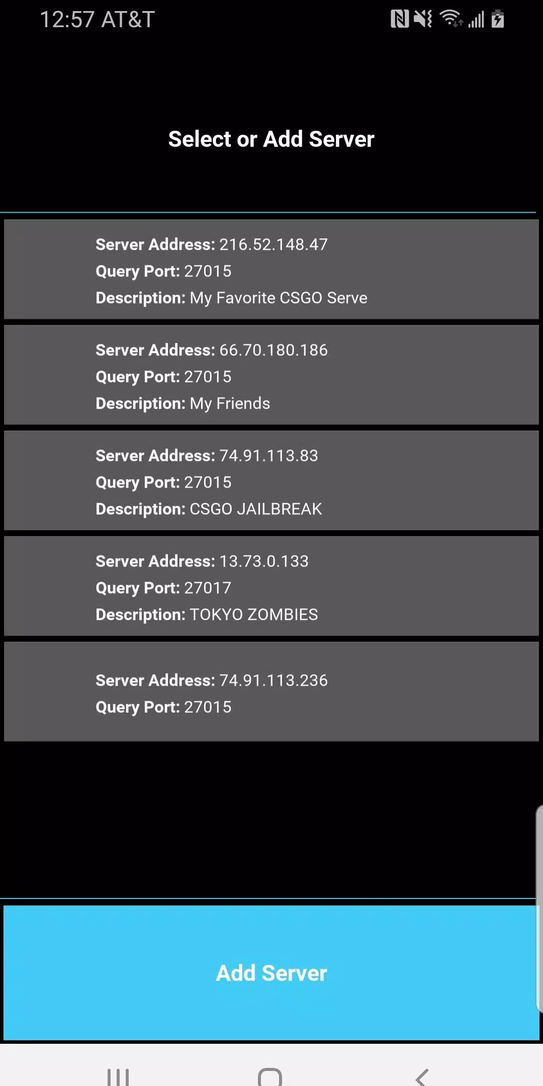 Server Info for CSGO APK for Android Download