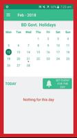 BD Holiday Calendar poster