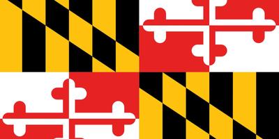 Maryland Flag الملصق