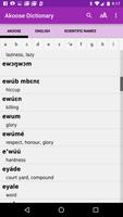 Akoose Dictionary الملصق