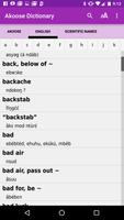 Akoose Dictionary capture d'écran 1