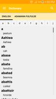English – Fulfulde Dictionary постер