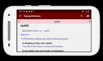 Tausug Dictionary syot layar 1