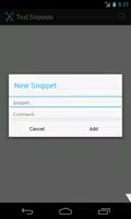 Text Snippets Cartaz