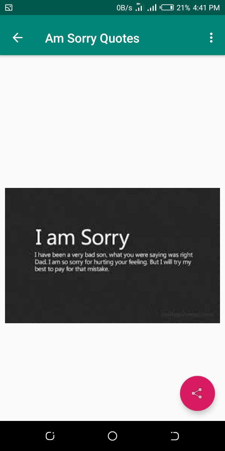 Am Sorry Quotes 19 For Android Apk Download