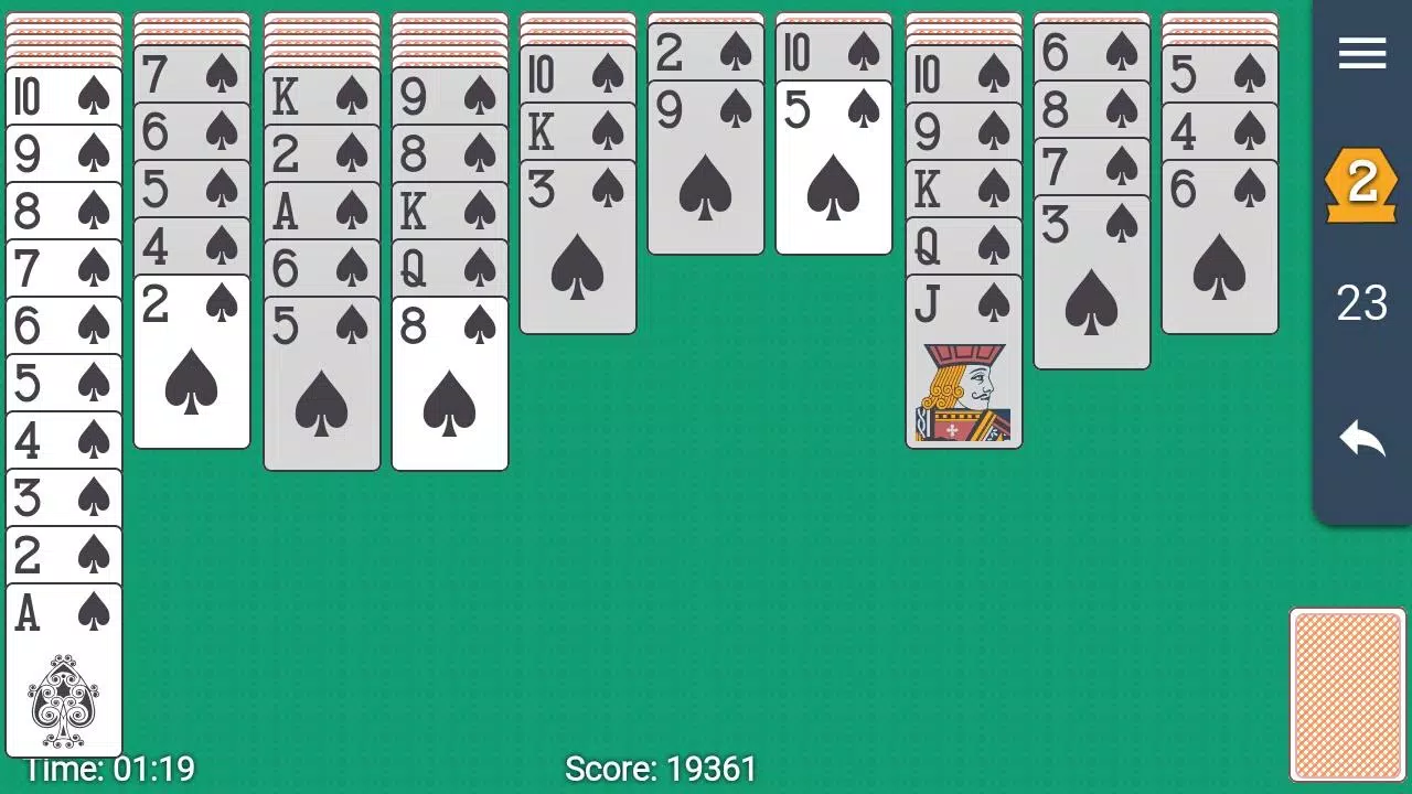 Spider Solitaire One Suit APK for Android Download