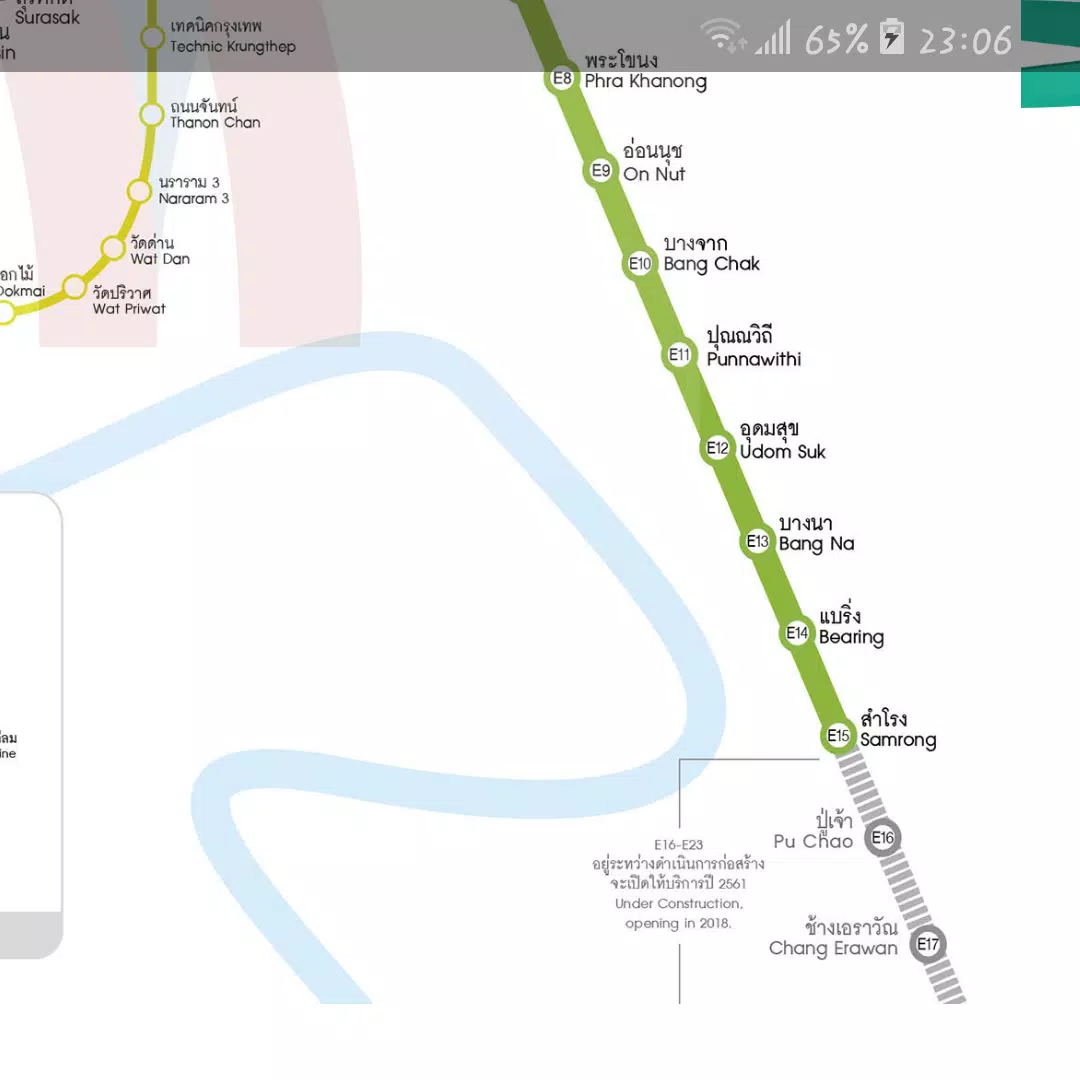 Tải xuống APK Thailand Bangkok Metro MRT BTS train map cho Android