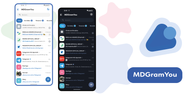 Как скачать MDGram Messenger на мобильный телефон