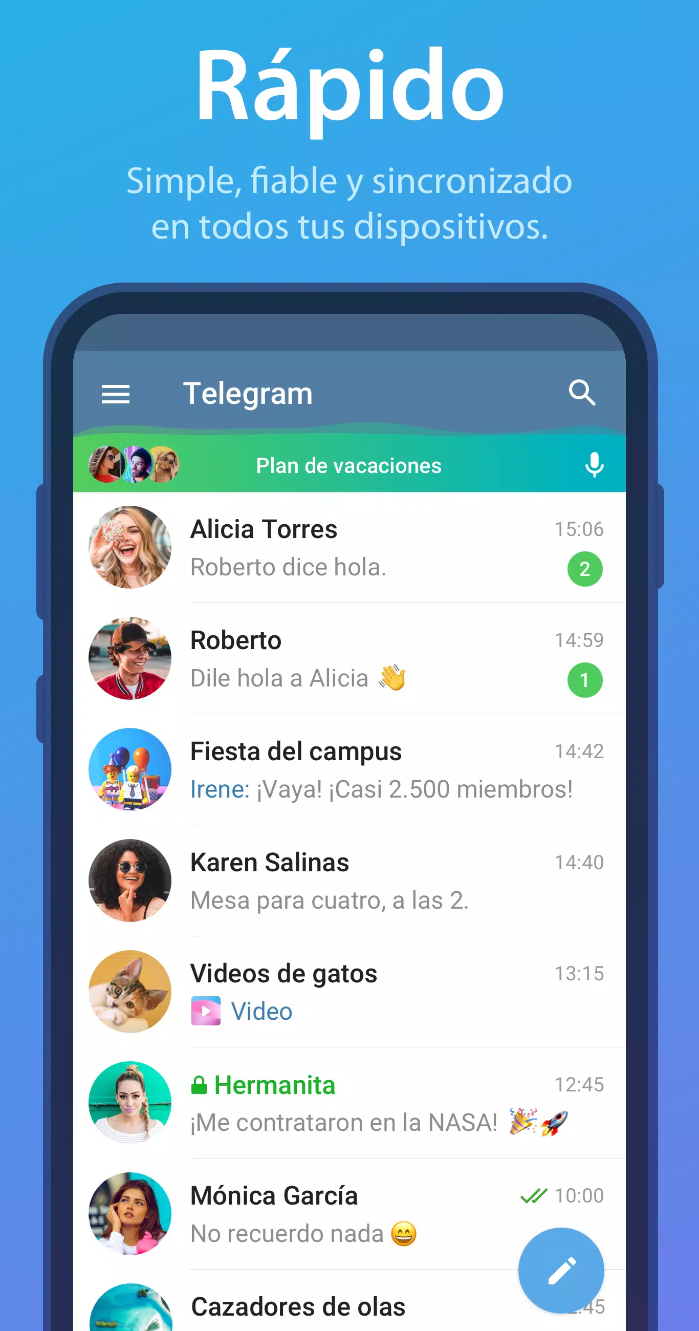 Descarga de APK de Telegram para Android