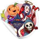 Stickers for WA - Halloween ไอคอน