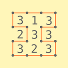Fences - Number Loop Puzzle icône