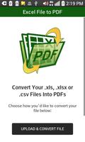 Spreadsheet to PDF Affiche