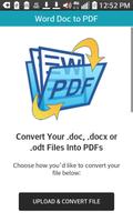 Word DOC to PDF Affiche