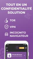 Tor navigateur privé + VPN Affiche