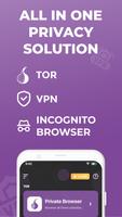 Private TOR Browser + VPN ポスター