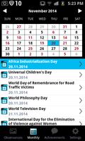 UN Calendar poster