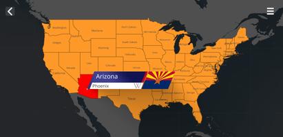 US States map ảnh chụp màn hình 2