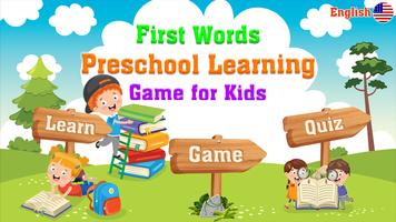 Kids Learning: Preschool Game Affiche
