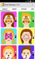 Face Painting 1-2-3 Affiche