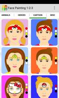 Face Painting 1-2-3 screenshot 2