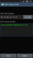 WiFi Chipset INFO capture d'écran 1