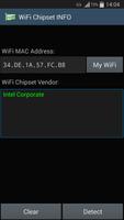 WiFi Chipset INFO captura de pantalla 2
