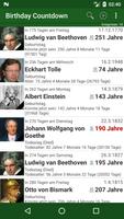 Geburtstage & Ereignisse Screenshot 2