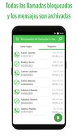 Bloqueador de llamadas y SMS captura de pantalla 1