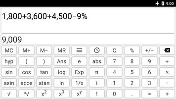 Application de calculatrice capture d'écran 3