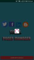 Social Pages Manager Affiche