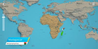 برنامه‌نما World Map Explorer عکس از صفحه