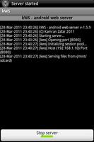 kWS - Android Web Server الملصق