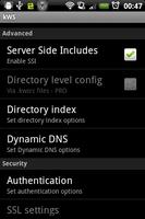 kWS - Android Web Server تصوير الشاشة 2