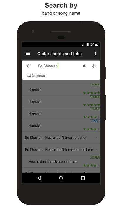 Guitar chords and tabs screenshot 1