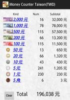Money Counter Taiwan(TWD) الملصق