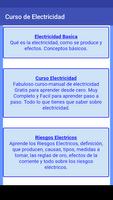 Curso de Electricidad plakat