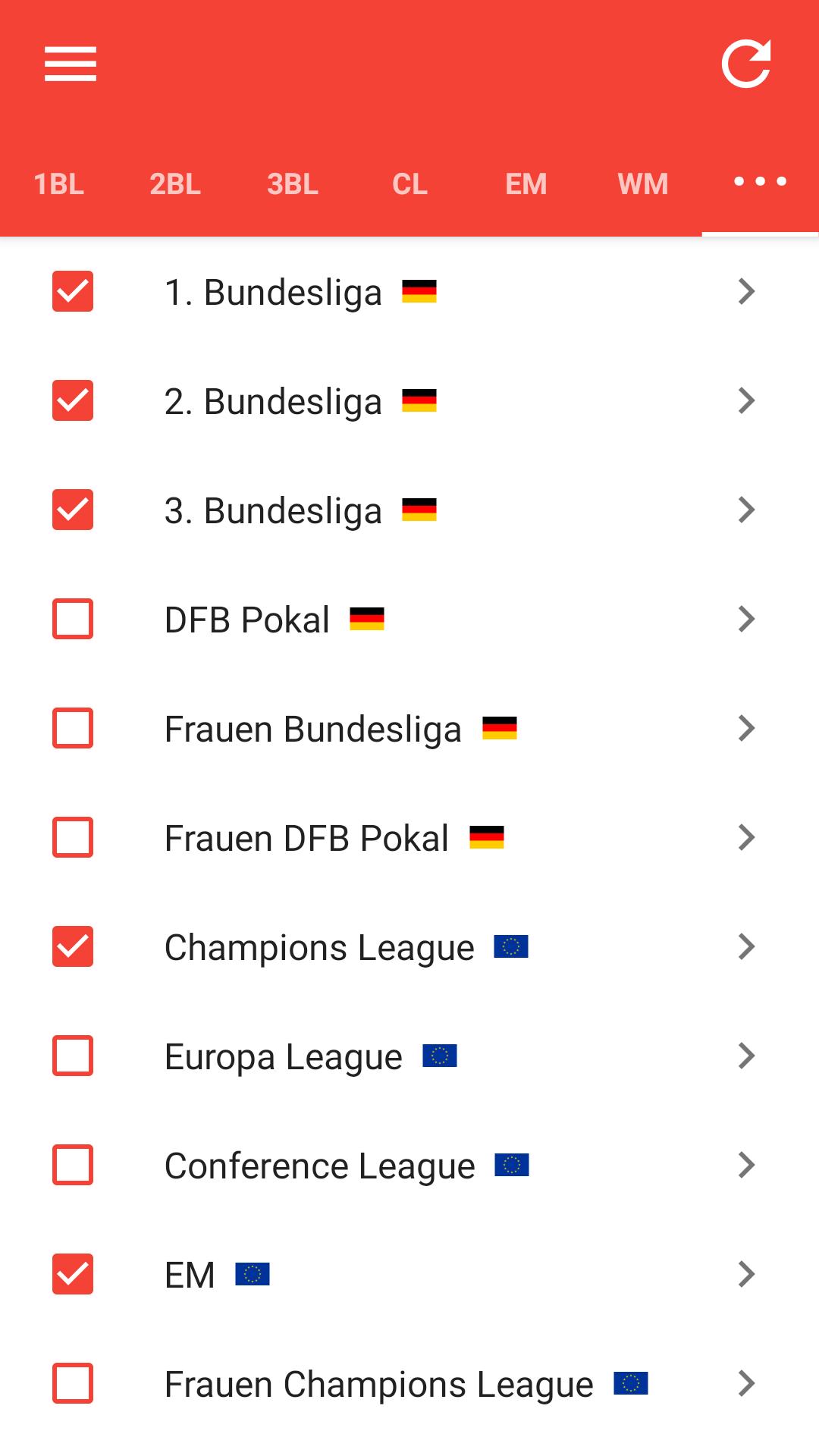 Fußball Ergebnisse (Footy) for Android - APK Download
