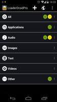 Loader Droid download manager اسکرین شاٹ 1