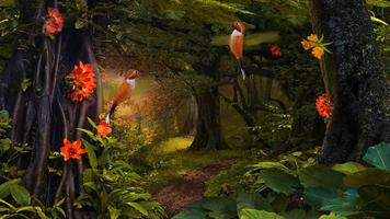 Hummingbirds 3D Live Wallpaper capture d'écran 3
