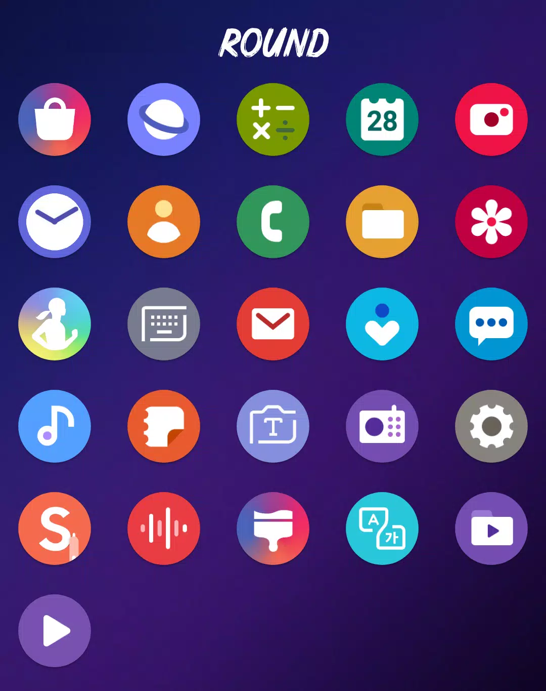 vídeo Peregrino Pigmalión Descarga de APK de Samsung ONEUI Adaptive Icon Pack para Android