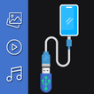 آیکون‌ USB OTG Connector