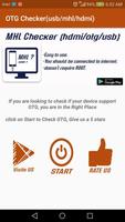OTG Checker ( usb / mhl / hdmi ) الملصق