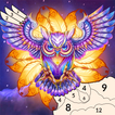 ”Owl Paint by Number Coloring